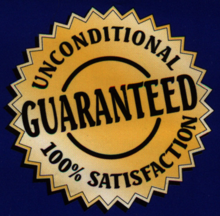 We guarantee our services!